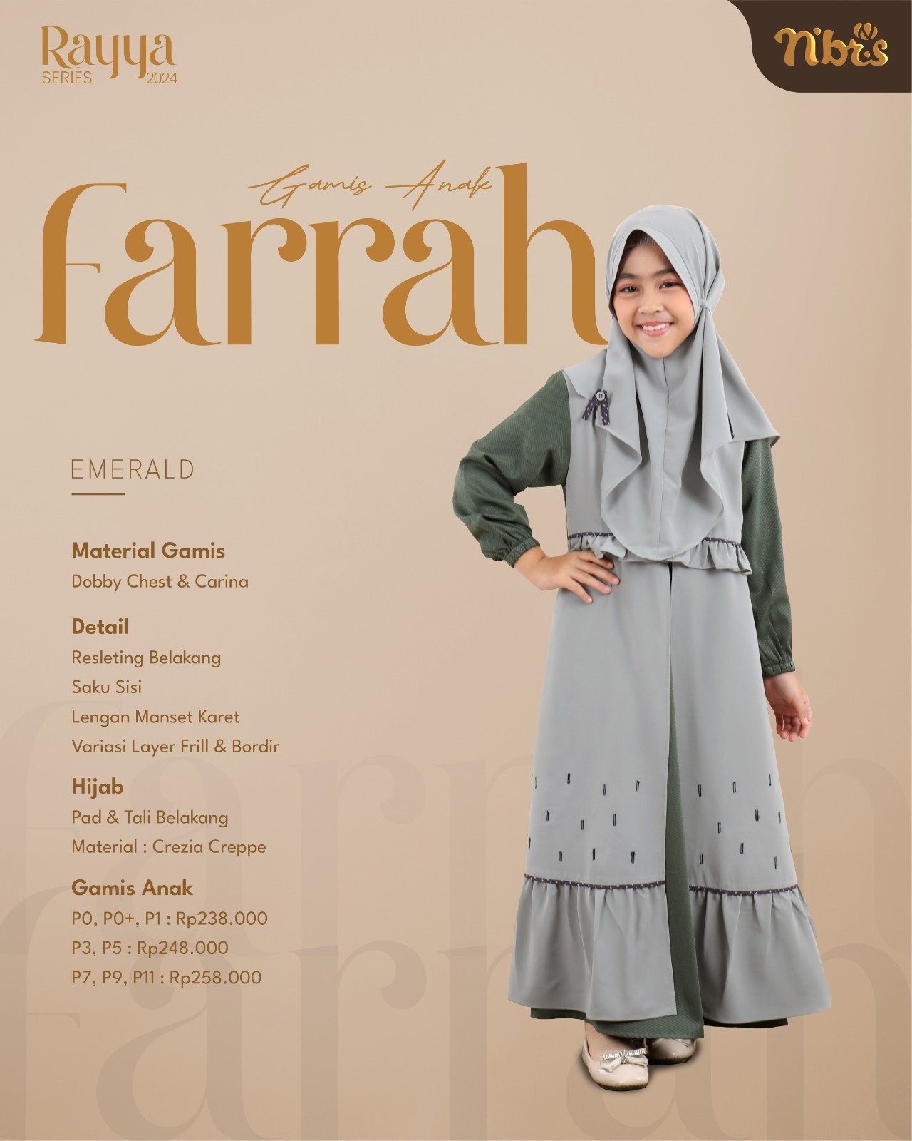 FARRAH GAMIS ANAK
