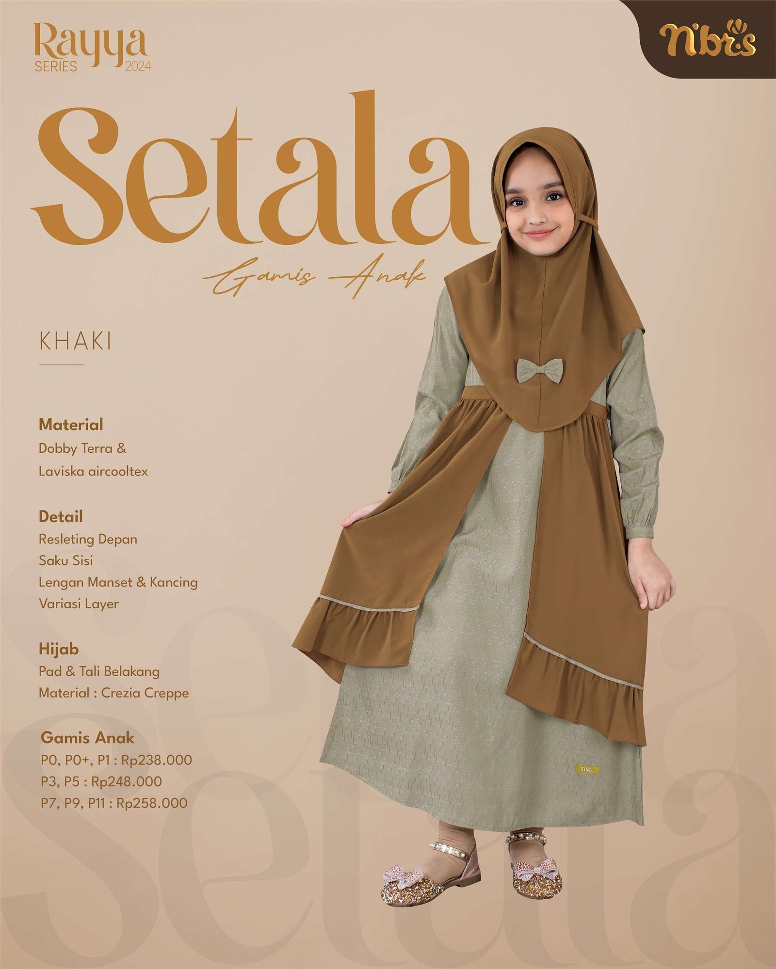 SETALA GAMIS ANAK